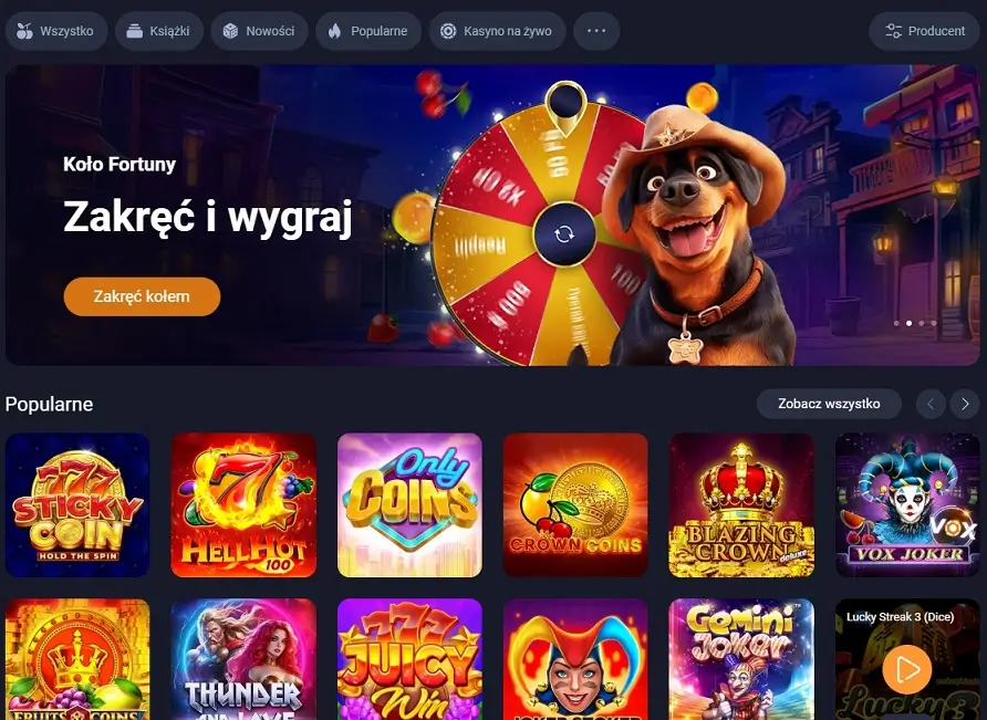 Vox Casino nowe polskie kasyno