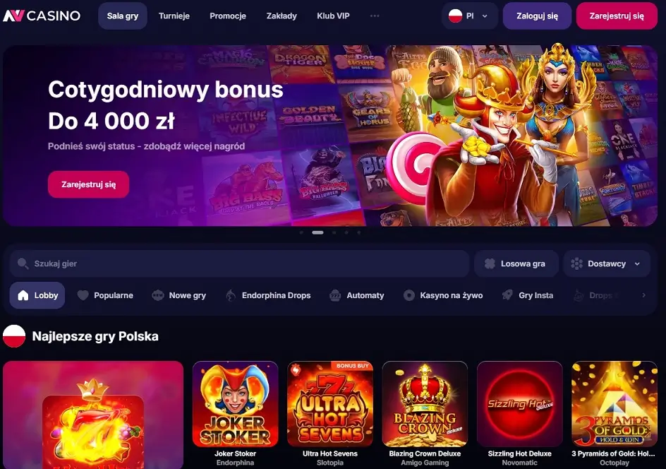 nv casino - nowe polskie kasyno